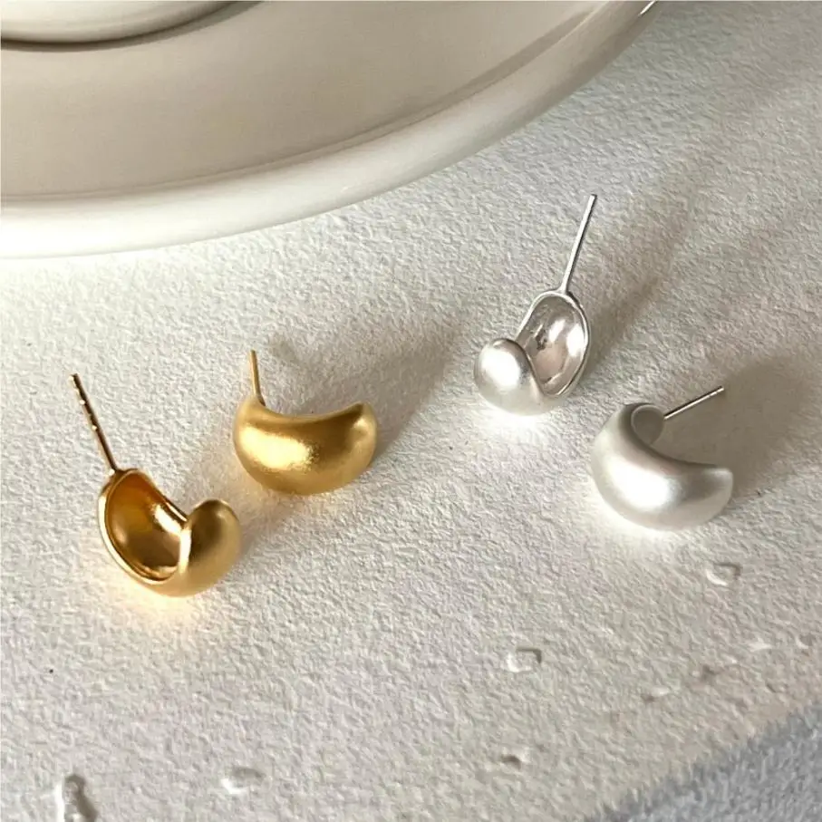 

VIANRLA 925 Sterling Silver Jewelry Earrings 18k Gold Plated Trendy Hoop Earring For Women Free Laser Logo Wholesale