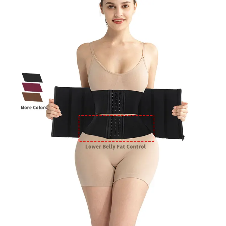 

Wrap Waist Trainer For Women Control Waist Trimmer Belt Adjust Lower Belly Fat Shapewear Plus Size Waist Trainer Shaper