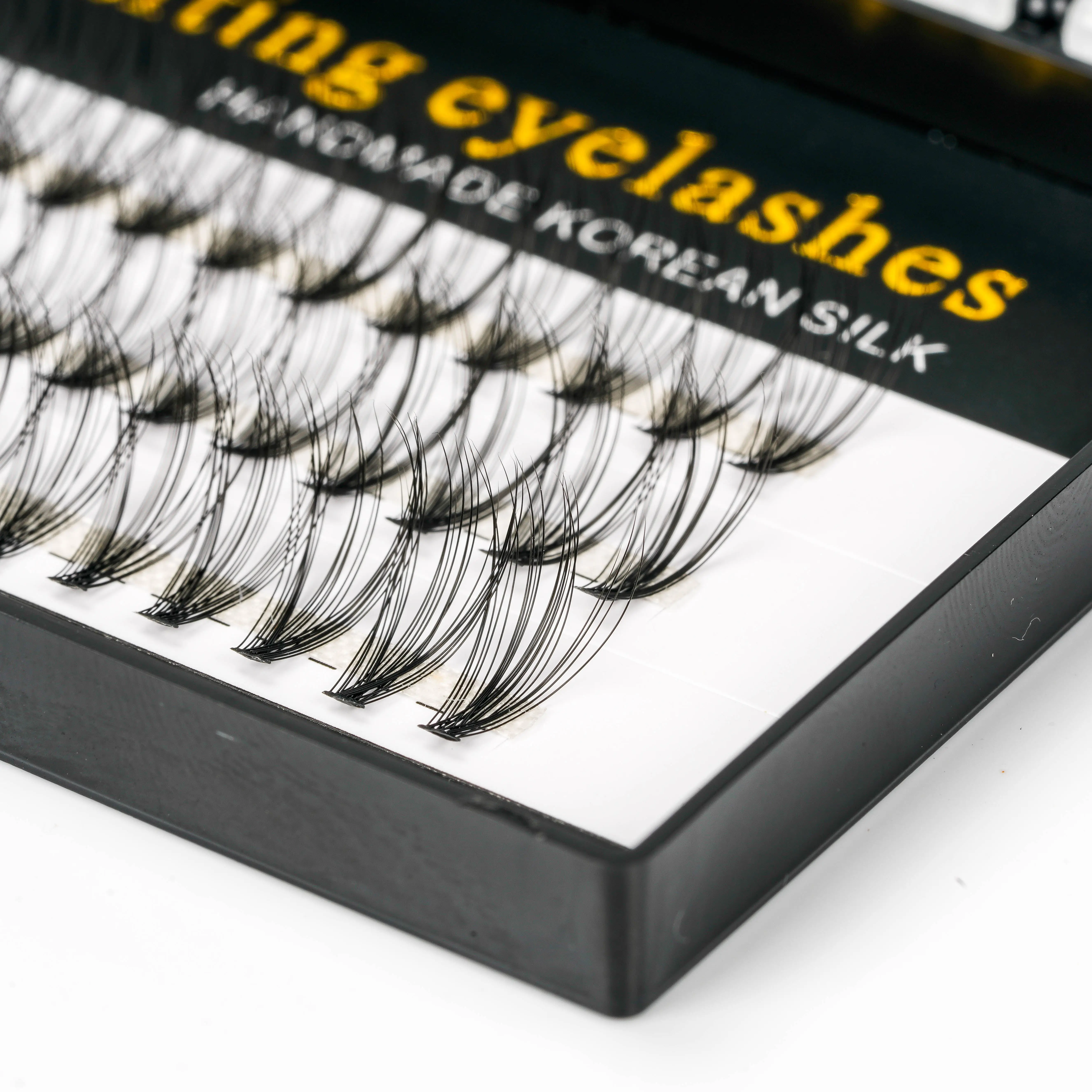 

20D Heat bonded 3d silk pre made fans russian volume eyelash extension