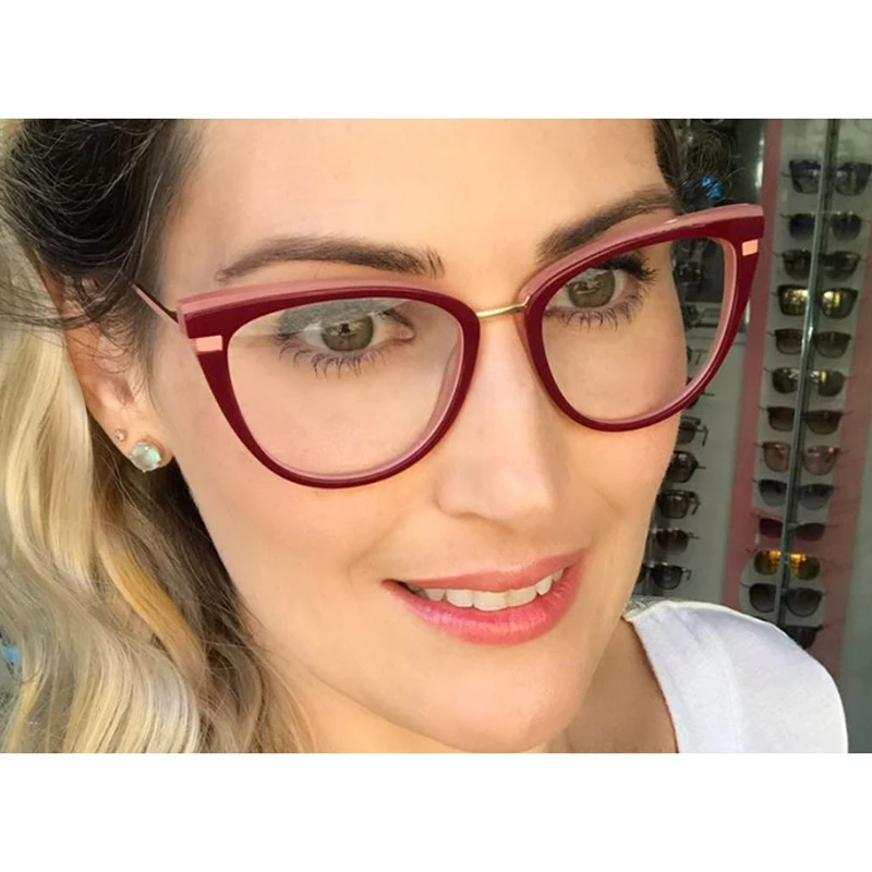 

MS 95283 Ready Stock Eyewear Metal TR90 Combinate Frame Optical Women Eyeglasses Frames