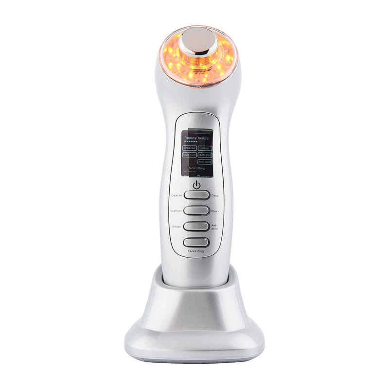 

Skin shine beauty cream massager with ultrasonic photon therapy beauty device 3mhz for home use