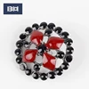 High quality cheap custom white button up short sleeve shirt cuff link set