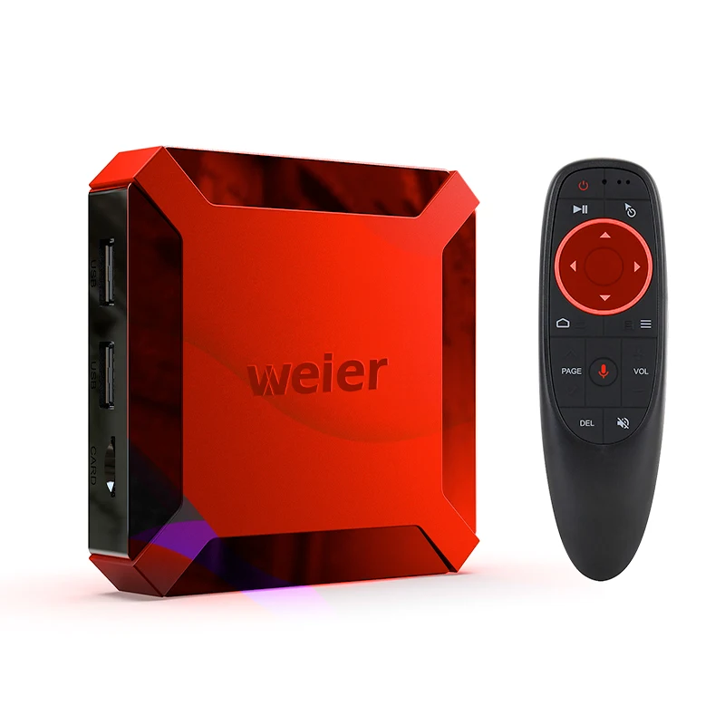 

WEIER TV set top Box Smart Tv Box Support Video 4K/8K 1/8G Android Tv Box