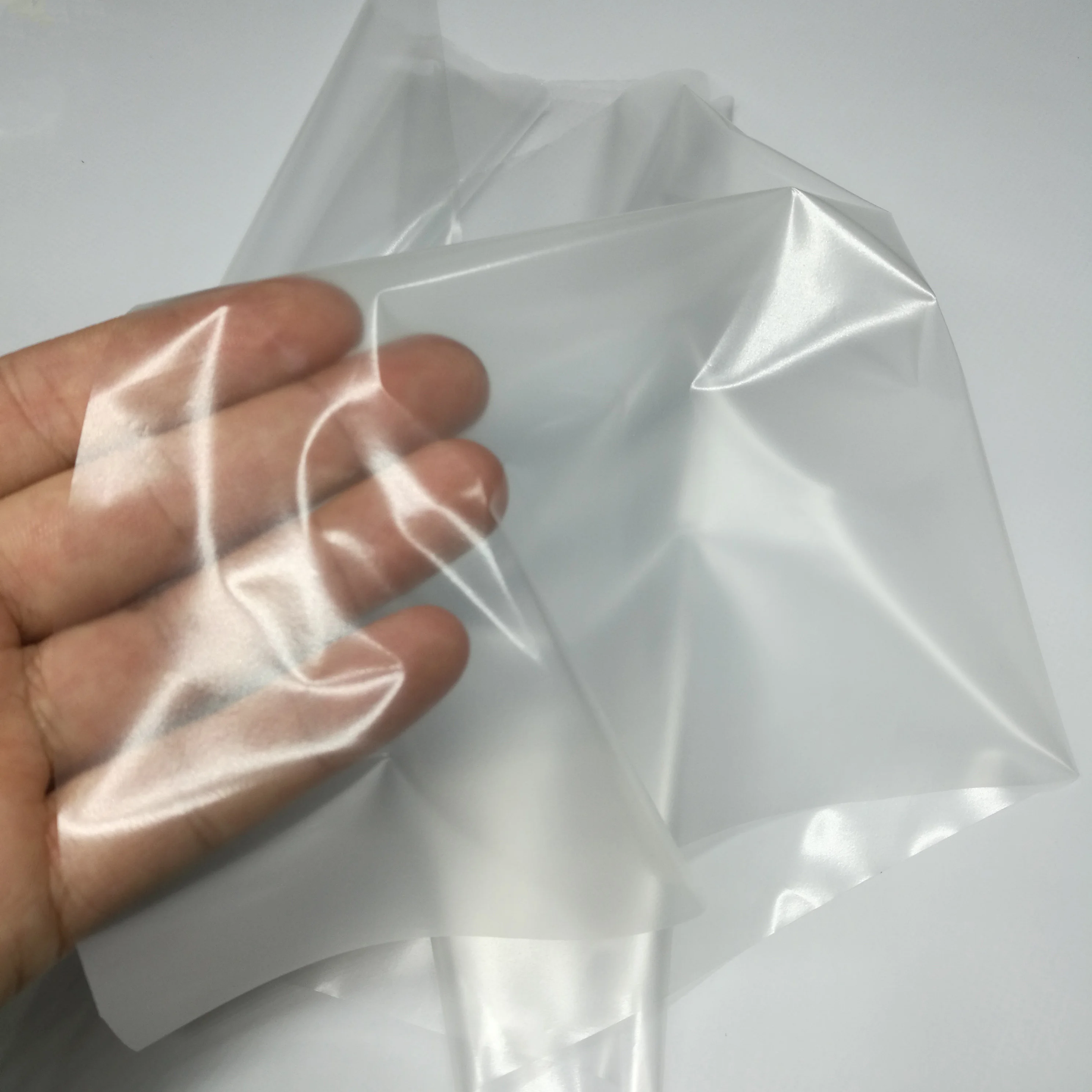 
tpu film manufacturer transparent TPU film natural color TPU film for laminate polyester knitting fabric 