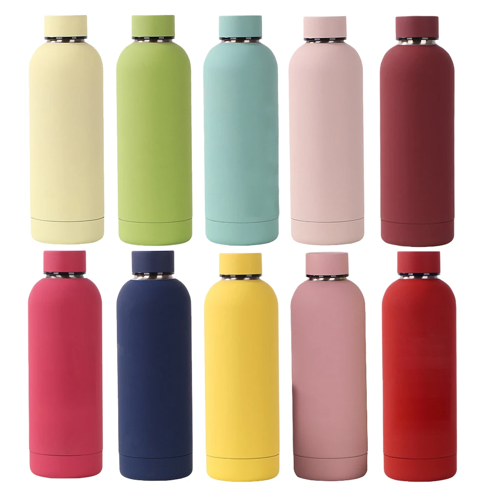 

500ML BPA Free Double Walled Insulated Flask Stainless Steel Vacuum Water Bottle, Customized color acceptable