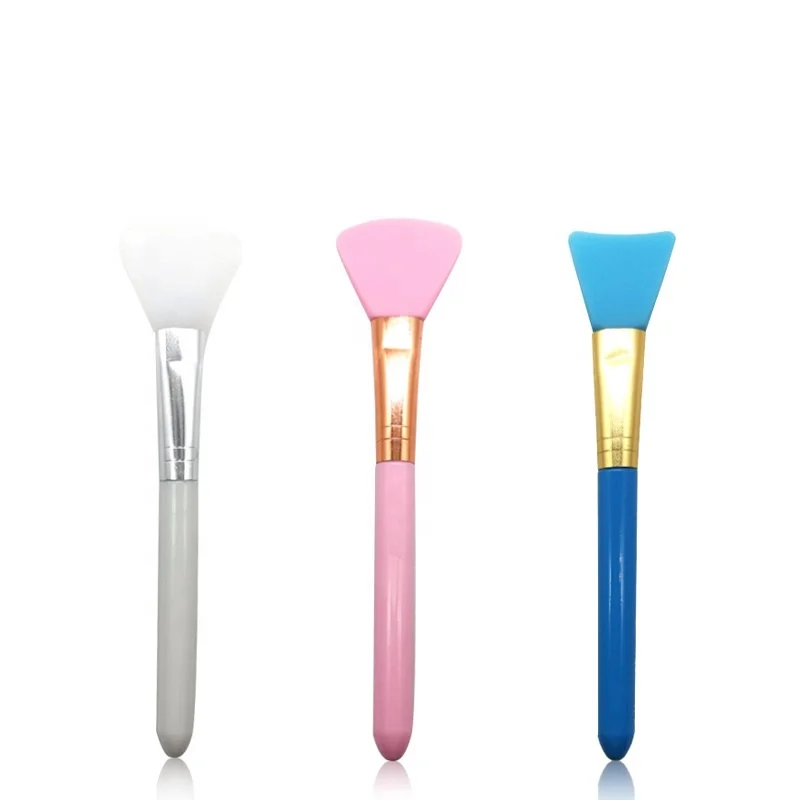 

Private Label Silicone Facial Face Mask Makeup Brushes DIY Mask Tool Soft Silicone Face Mask Brush, Multiple colors available