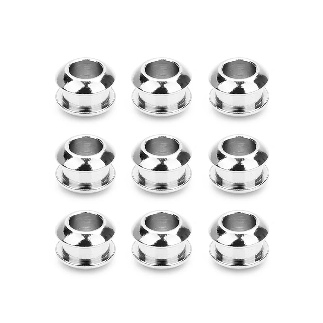 

Stainless Steel Spacer Beads Fit Bracelet Bangle DIY Jewelry Bead Charm Big Hole Beads make jewelry, Silver