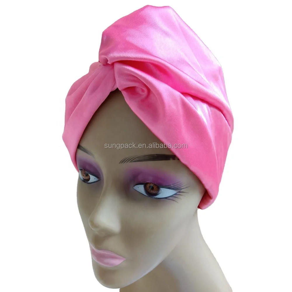 

100% Soft Silk Head Wrap Headband Sleep Cap Hat For Hair Beauty Satin Turban Braids Locs Bonnet, Customized
