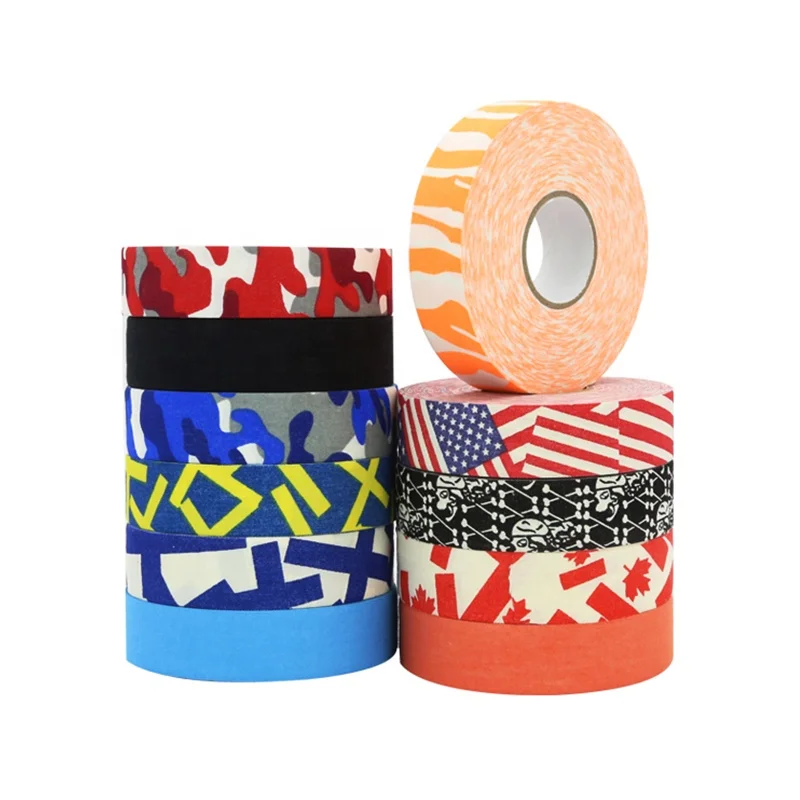 

Cloth ice Hockey Tape, black ,white and colors 1" (Red, 25m), Colour