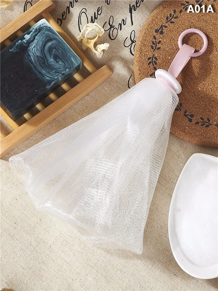 
Antibacterial Foam net facial cleanser PE net for facial cleansing& Body soap net A01 