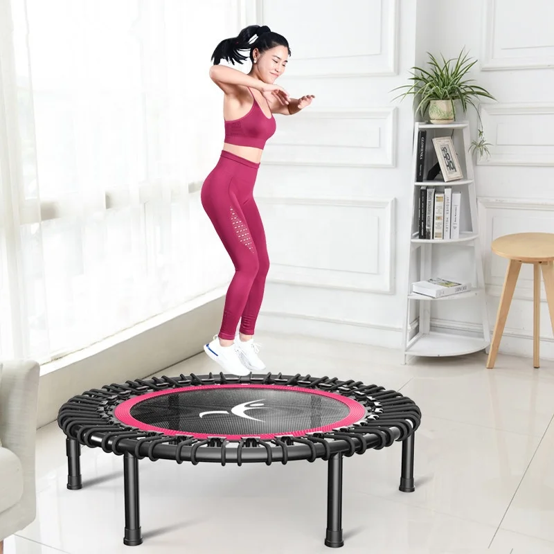 

New design Indoor Fitness adults Safety Round Jumpingbed Mini Trampoline