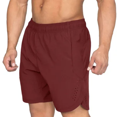 

Factory Men's Athletic Gym Breathable Jogging Shorts Activewear Lightweight Man Polyester Running Shorts With Pocket