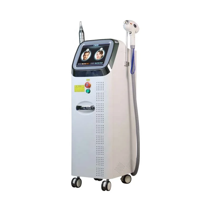 

Hot Selling 2 in 1 808nm Diode Laser Hair Removal Skin Rejuvenation / Pico Tattoo Removal Machine Factory High Quality