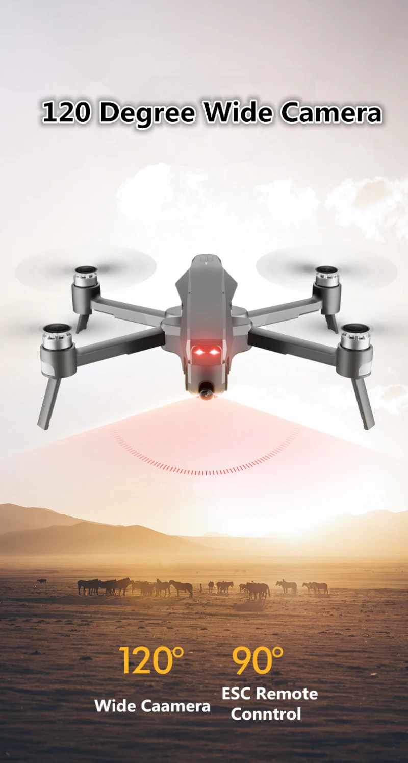 Apex 4drc Professional Helicopter Drones Follow Me Foldable Dron Rc