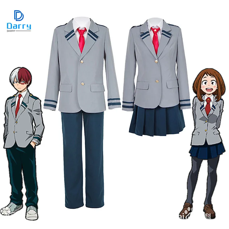 Halloween Anime My Hero Academia School Uniforms Carnival Cosplay