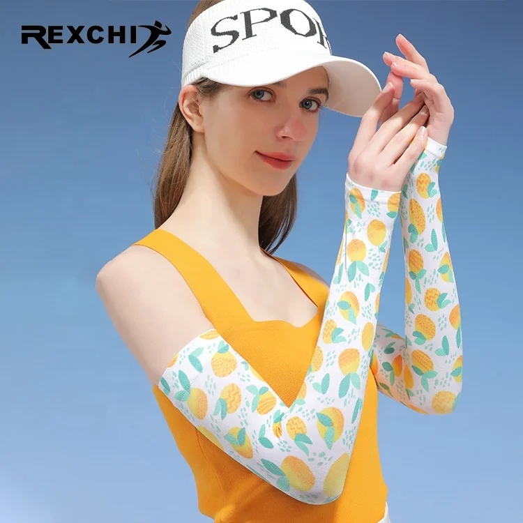 

REXCHI HB29 Hot Selling Running UV Protection Sleeves Arm Golf Soft Women Hand Covers Full Arm Sleeve, Has 11 colors