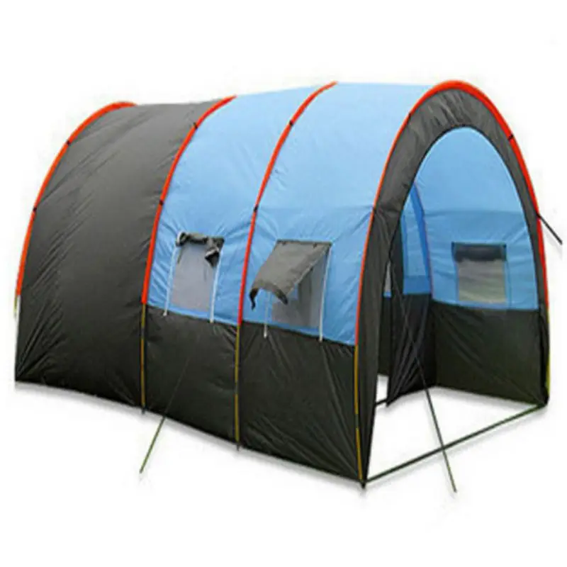 

Outdoor Tunnel Tent One Room Two Hall Tent 5-6 Person Tent, Customized color