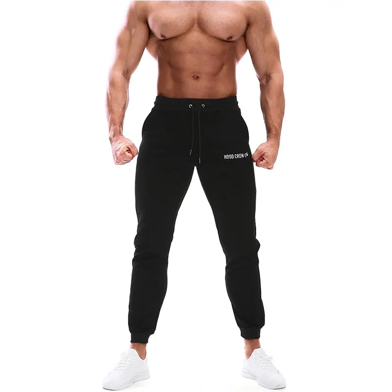 

Customized Logo Printing Men Tracksuit Cotton Jogger Pants Sublimation Joggers Male Sport Wear Tapered Slim Fit Sweatpants Soft