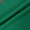 wholesale green dyed plain weave 3% spandex 42% nylon 55% cotton blend fabric for trousers/pants/dresses