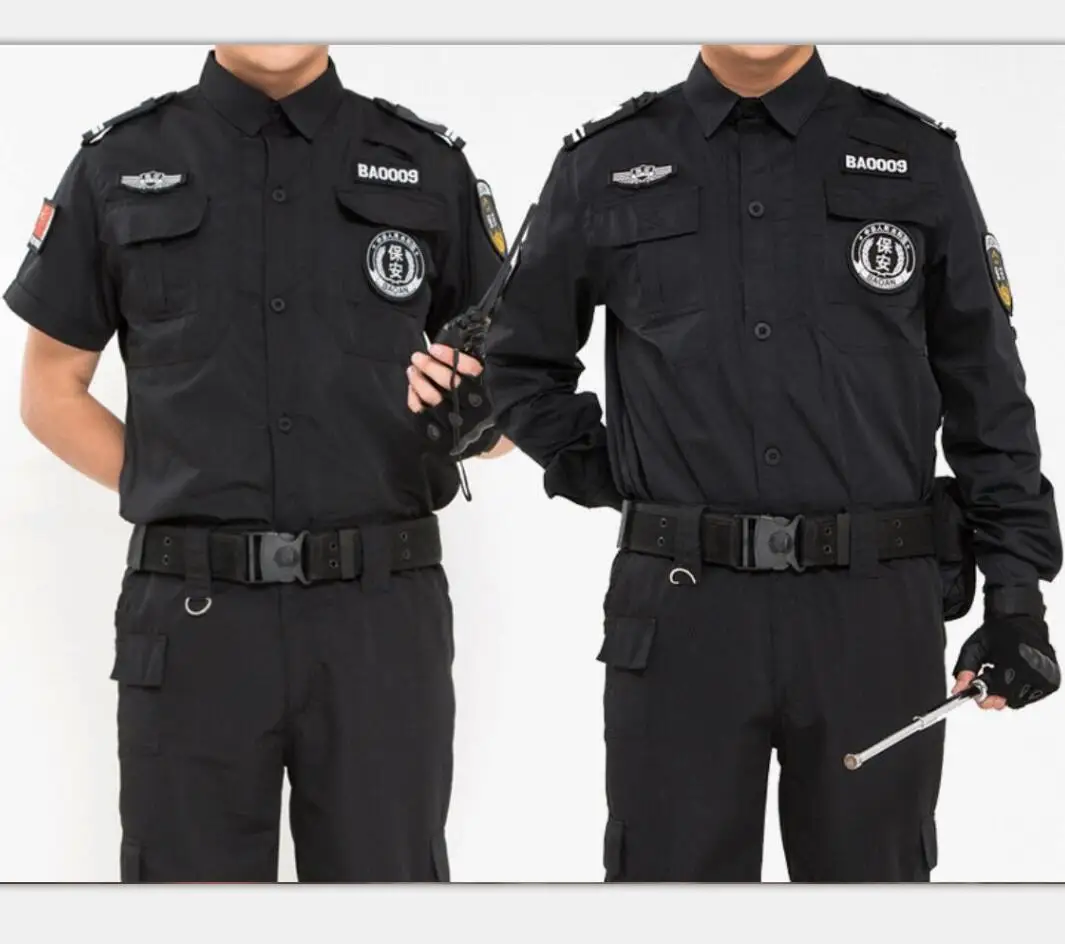 

Factory Cheap TC 6535 Black Security Guard Uniforms