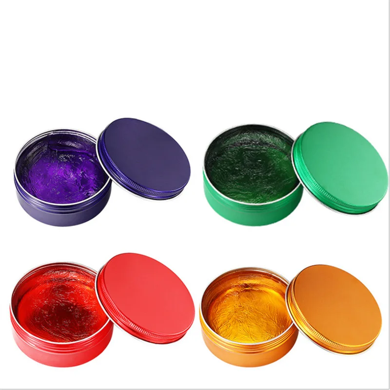 

Fashion colorful hair conditioner for men and women shaping wax, 8colors