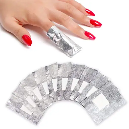 

Nail Cleaning Foil Wraps Remover Polish remover nail foil wraps with cotton for fingers and toes