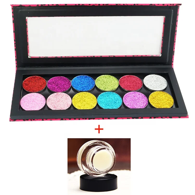 

OFFER EYEPRIMER -professional cosmetic eye makeup eye shadow powder 12 colors pressed Glitter eyeshadow palette wholesale