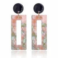 

Fashion colorful resin acrylic earrings For Women Wholesale N99226