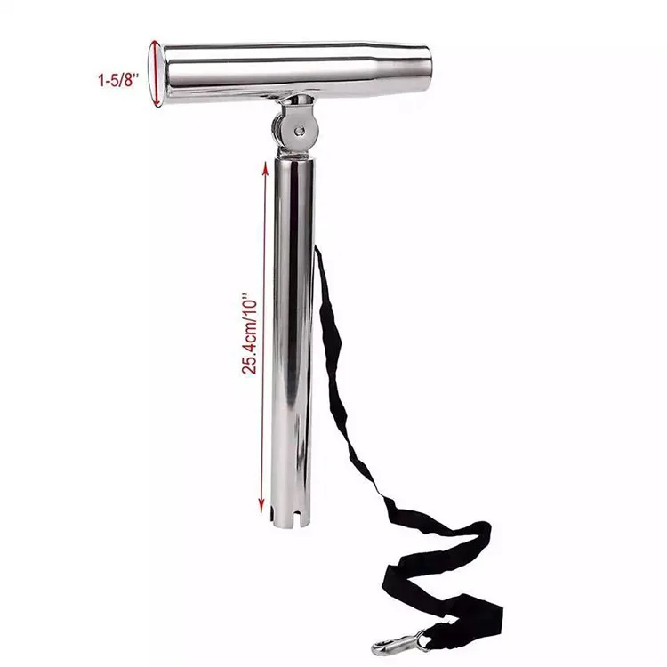 

Stainless Steel Outrigger Mount Fishing Rod Holder Yacht Rod Pod