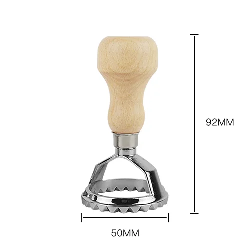 
Zinc Alloy Italy Ravioli Stamp Set With Wooden Handle 