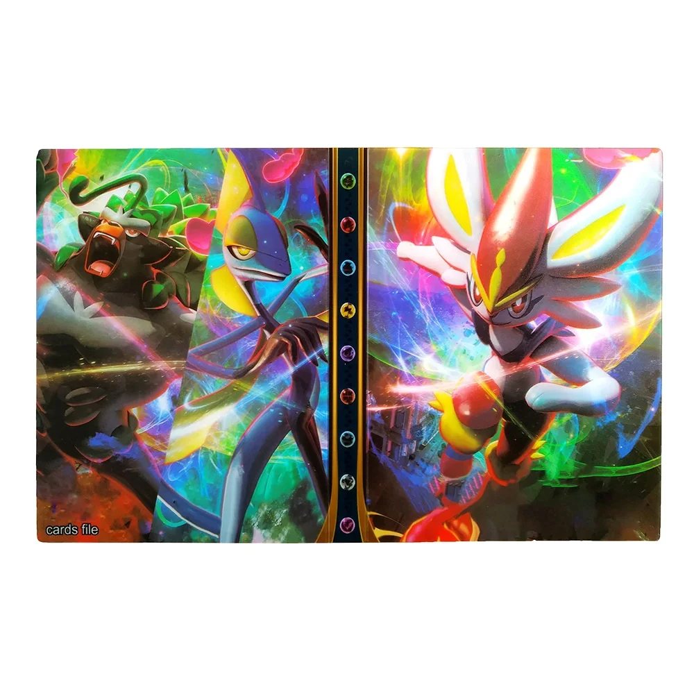 

2020 New Arrival Soft PVC Charizard Raichu Poke mon TCG Card Trading Game Card Holder Album for collection
