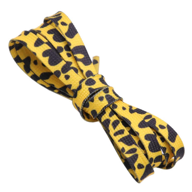 

Sublimation Flat polyester cotton trend force design Length 100CM Manufacturer Hot Sale Shoelaces Supported Customised Logo, Customized