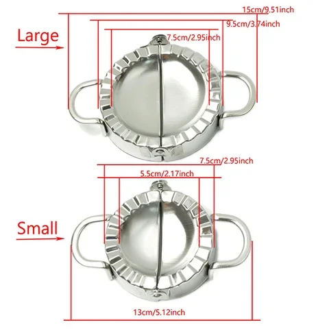 

Dropshipping Dumpling Maker Mould Set High Quality Stainless Steel Set Of Dumpling Mould