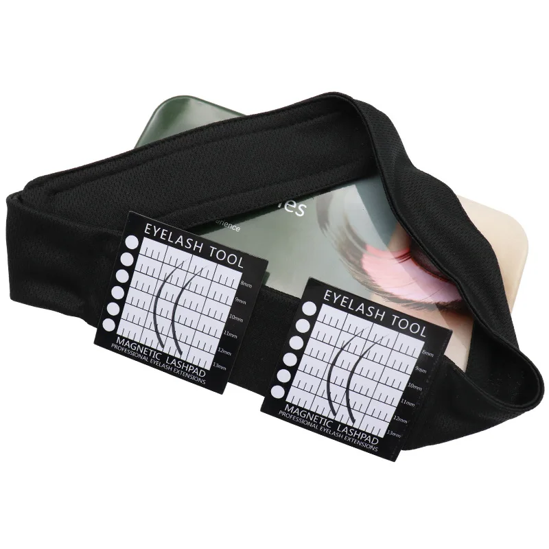 

Best selling products in russia Magnetic Lash Pads Headband scarf eyelash extension tray holder