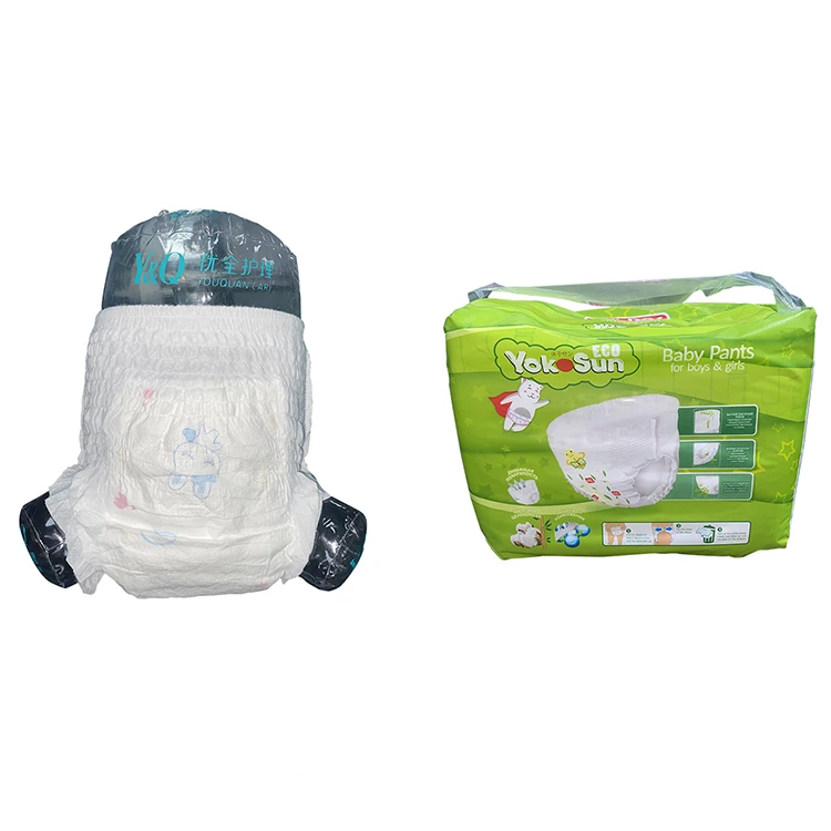 

Free Sample baby-diaper disposable cloth europe pants pull up A grade baby diapers for sale