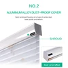 Self-cleaning Polyester Fiber White Home Decor Triple Hardware Componen Ladder Tape Shangri-la Blinds