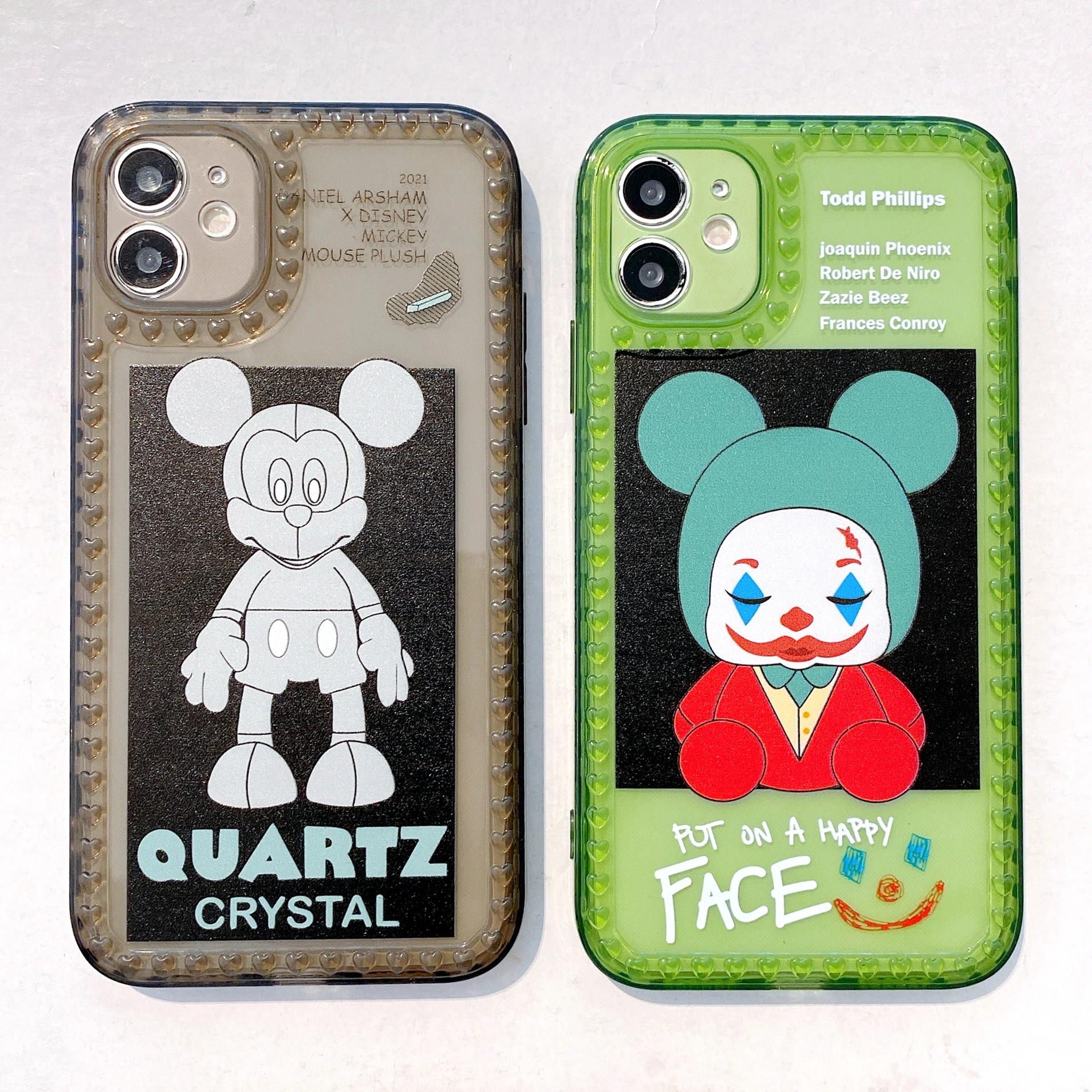 

wholesale For iPhone 12 Pro Phone Case Clear Face Clown Case