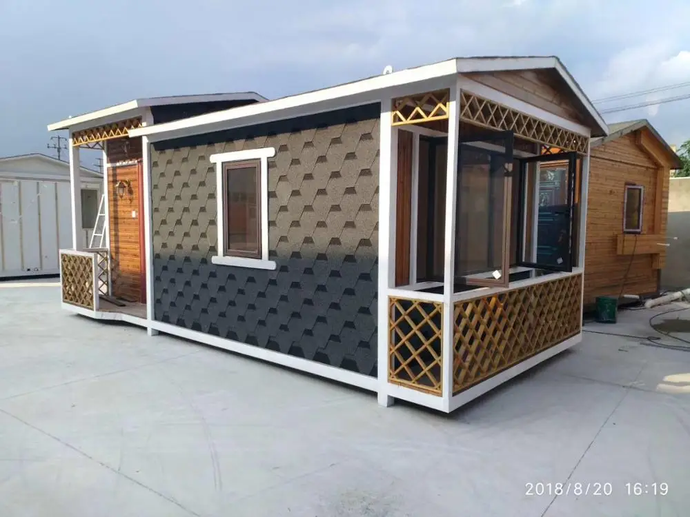 
ZY Wooden cabin with light steel and anti corrosive paint hull wooden cabin design wooden cottage 