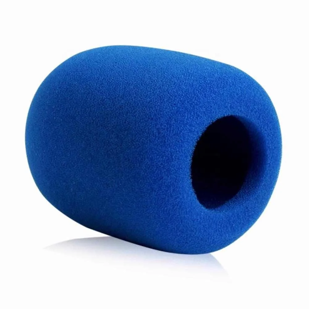 

Free Shipping 70MM Microphone Foam Thicken Mic Cover Sponge Professional Microphone Shaped Foam Cover Microphone Windscreens, White,red,orange,purple,rose,blue,black,green,yellow,gray