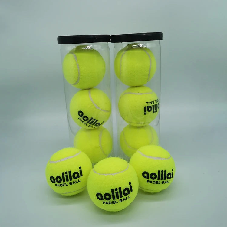 

2022 China Wholesale High Quality Padel Balls Custom Logo Pelota De Padle, Yellow