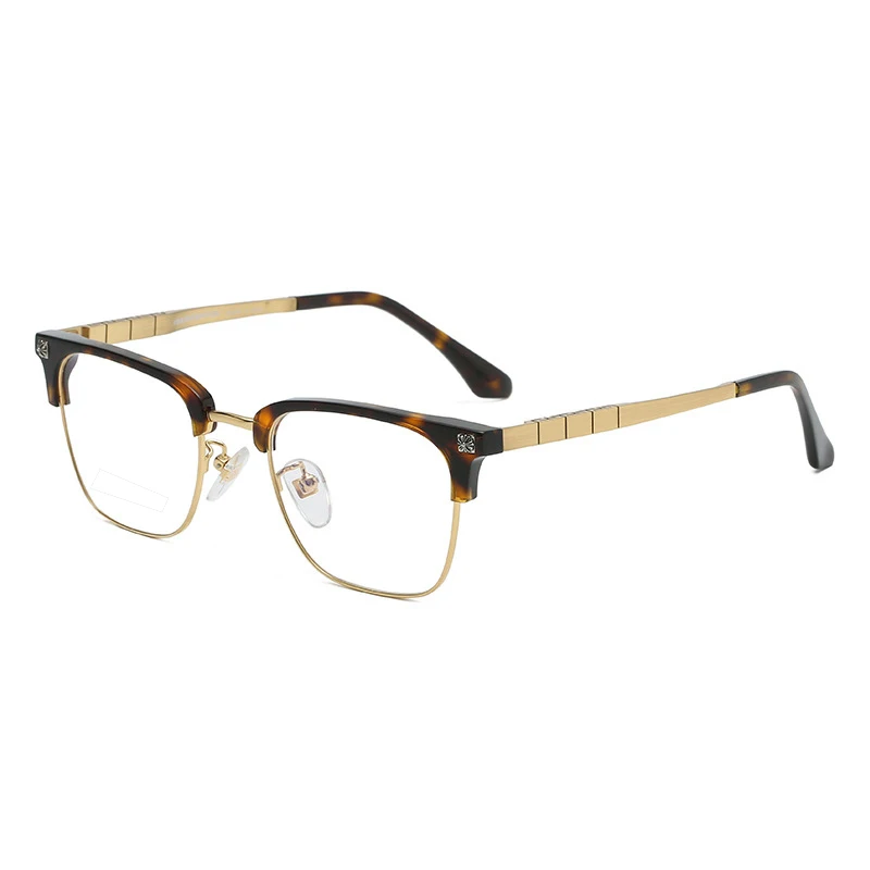 

2022 Fashion Flat Mirror Equipped With Anti-blue Light Myopia Spot Wholesale Men's Pure Titanium Glasses