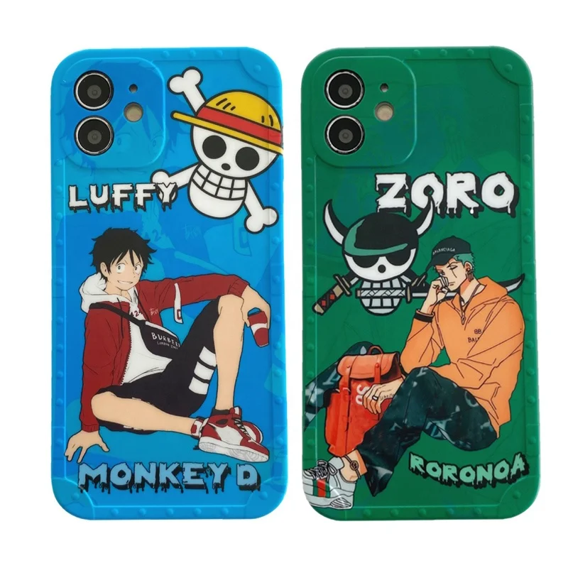 

Fashion case anime ONE PIECE drangonball with aj phone case for iphne 11 12 pro max