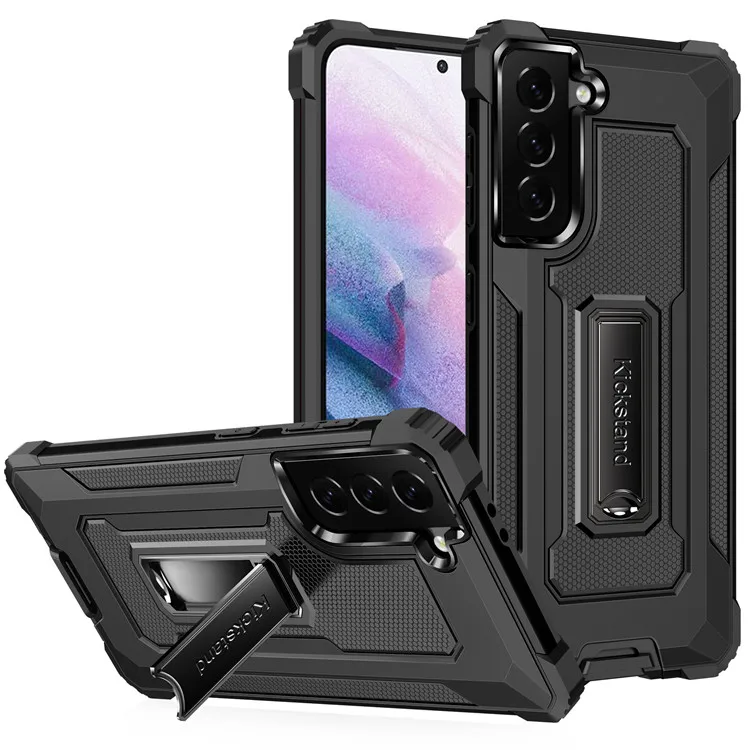 

High Quality tpu pc hybrid durable anti scratch stand smart phone case back cover for Huawei Nova 4e