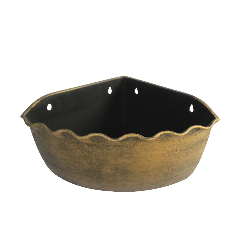 

Wholesale Outdoor Flower Decoration Triangle Corner Plastic Vertical Wall Hanger Potted Plant Planters For Wall Hanging, 1 color and customized