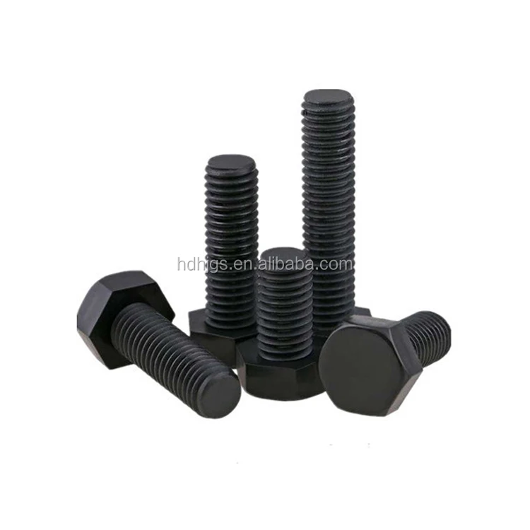 
DIN 933 DIN931 High Strength Carbon Steel All Thread Hex Bolt and Nut Grade 8.8 