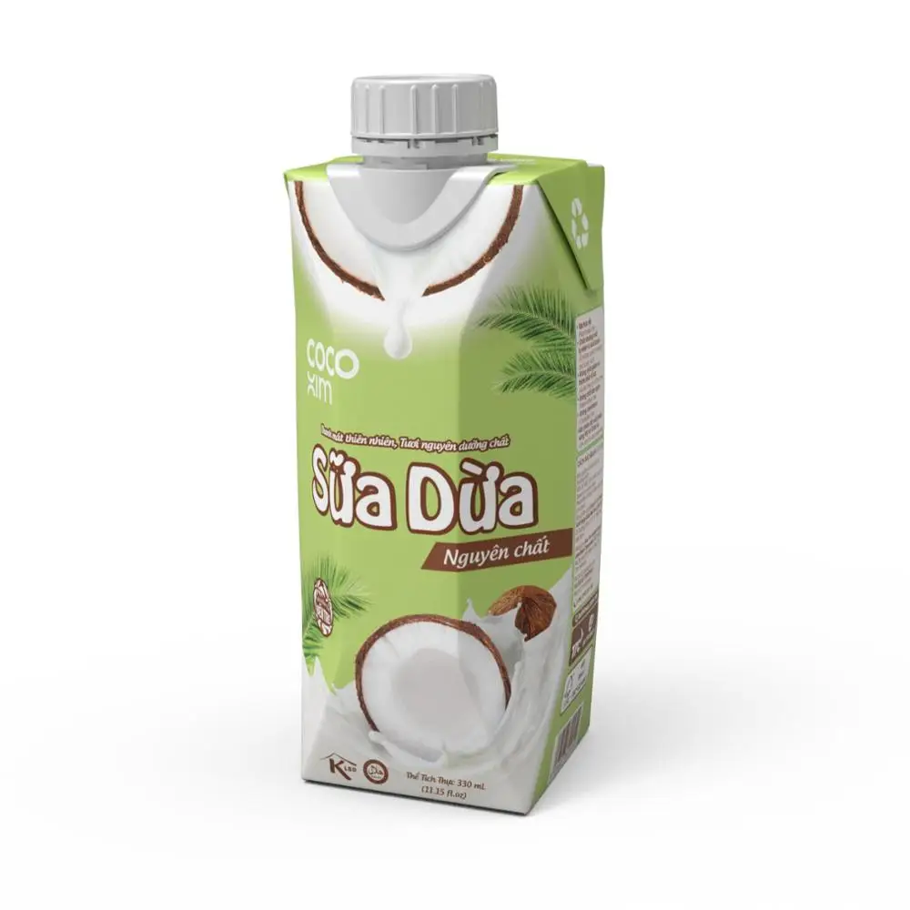 
ORGANIC COCONUT MILK DRINK - DAIRY FREE - READY TO DRINK - TETRA PAK 330ML - 1000ML - Whatsapp +84354669243 