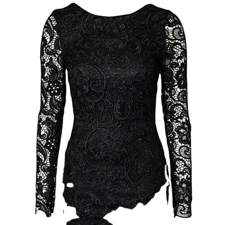 

Summer fashion formal bodycon long sleeve Sexy lace dress for trendy woman, Customized color