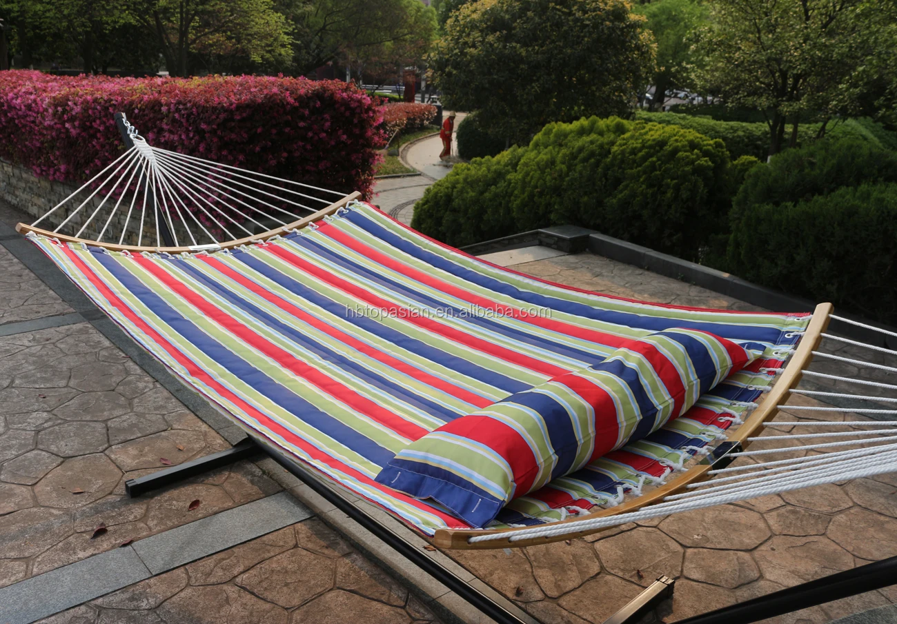 Curved Folding Bar Portable Hammock With Pillow And Carry Bag Hammock