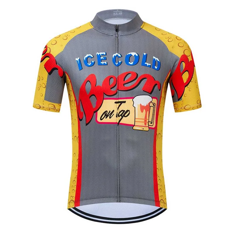 

Wholesale fashion short sleeve breathable funny bike jersey smart fabric race cut summer mountain cycling jersey