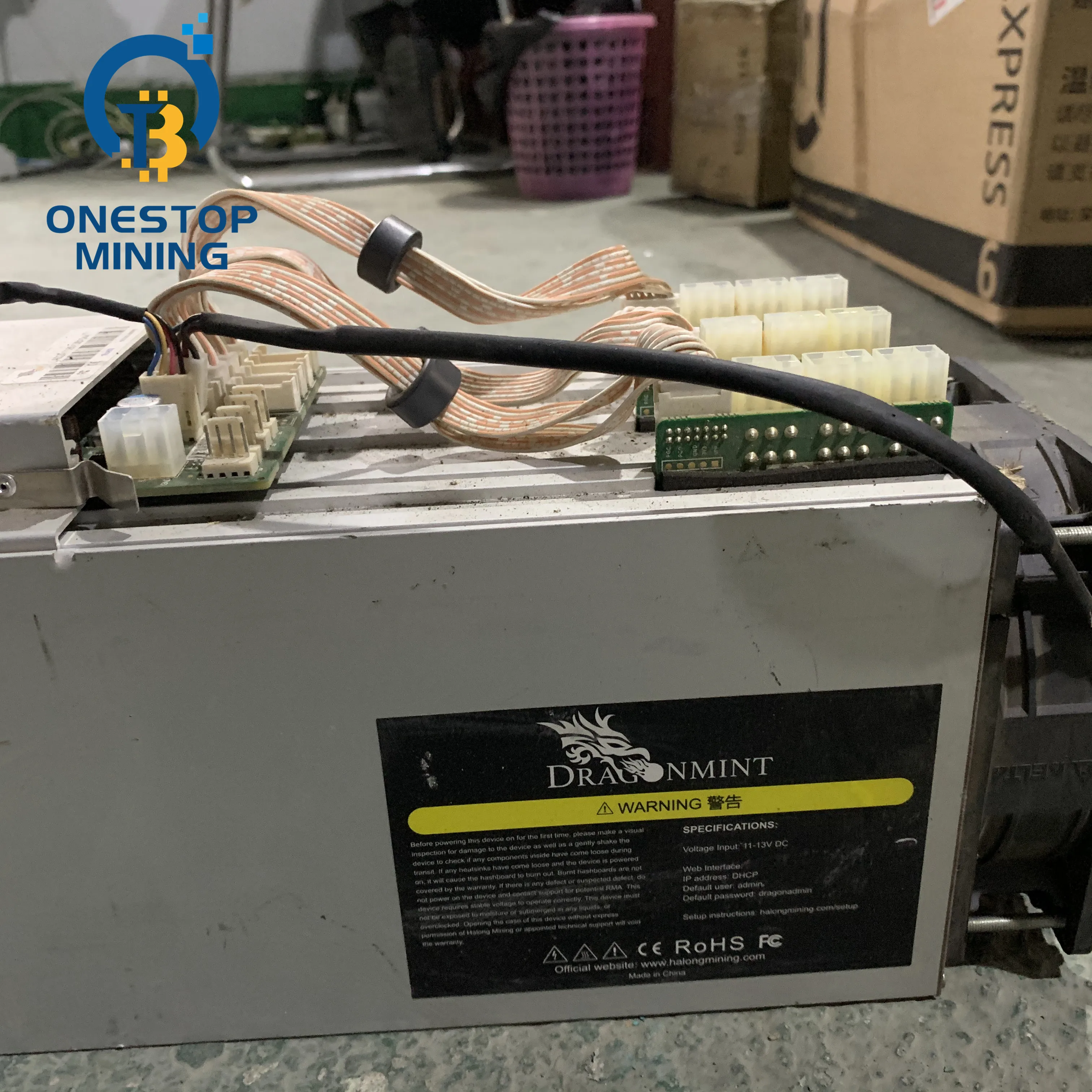 

Onestopmining DragonMint T1 16th/s 32Th/s Dragonmint Halong mining machine t1 Profitability Miner Machine With PSU